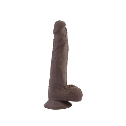 CHISA - DICTATOR DILDO DUAL DENSITY MARRÓN 20.5CM