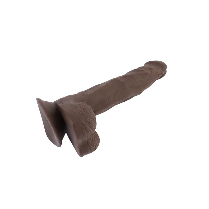 CHISA - DICTATOR DILDO DUAL DENSITY MARRÓN 20.5CM