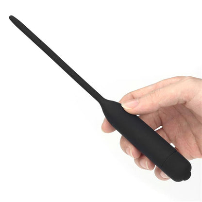 LOVETOY - DILATADOR DE URETRA CON VIBRACIÓN NEGRO