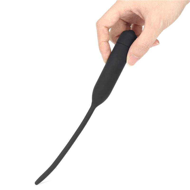 LOVETOY - DILATADOR DE URETRA CON VIBRACIÓN NEGRO