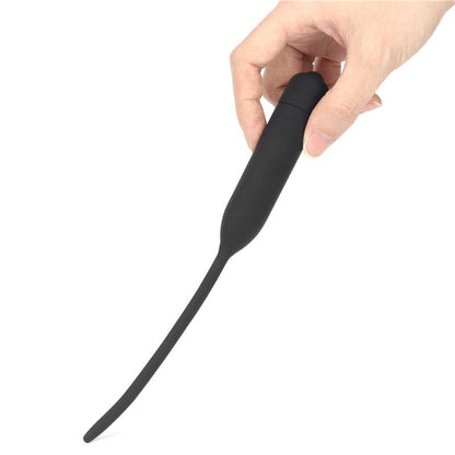 LOVETOY - DILATADOR DE URETRA CON VIBRACIÓN NEGRO