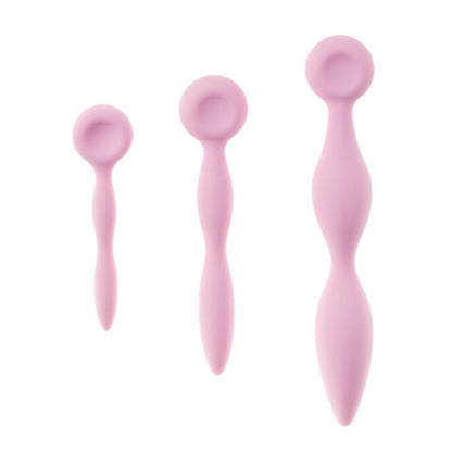 FEMINTIMATE - DILATADORES VAGINALES INTIMRELAX ROSA SILICONA
