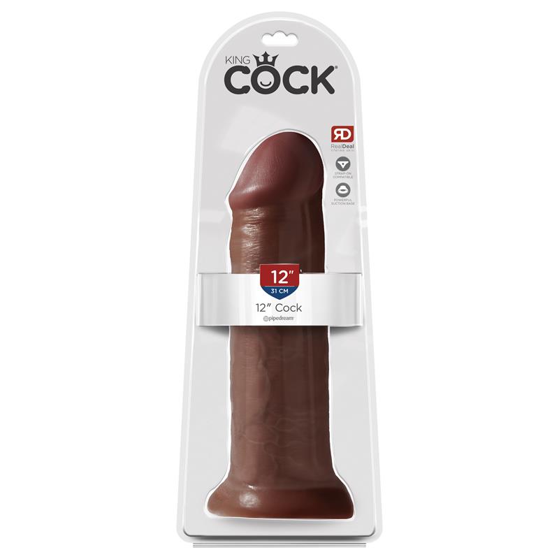 KING COCK - DILDO 12 MARRON
