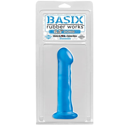 BASIX RUBBER WORKS - DILDO 16,51 CM CON VENTOSA AZUL