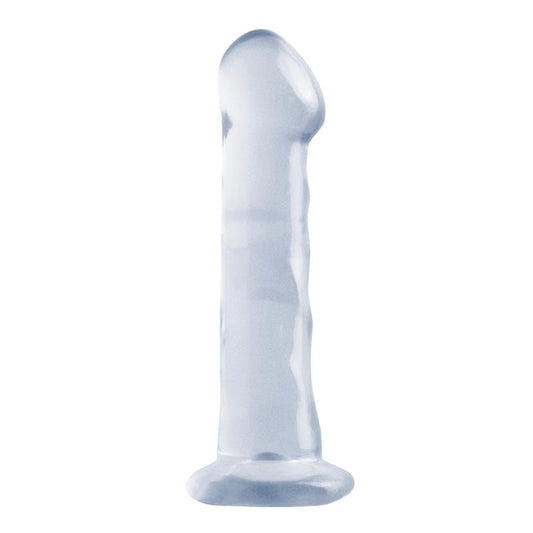 BASIX RUBBER WORKS - DILDO 16,51 CM TRANSPARENTE