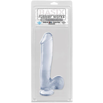 BASIX RUBBER WORKS - DILDO 24,5 CM TRANSPARENTE