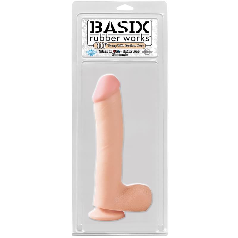 BASIX RUBBER WORKS - DILDO 25,4 CM NATURAL