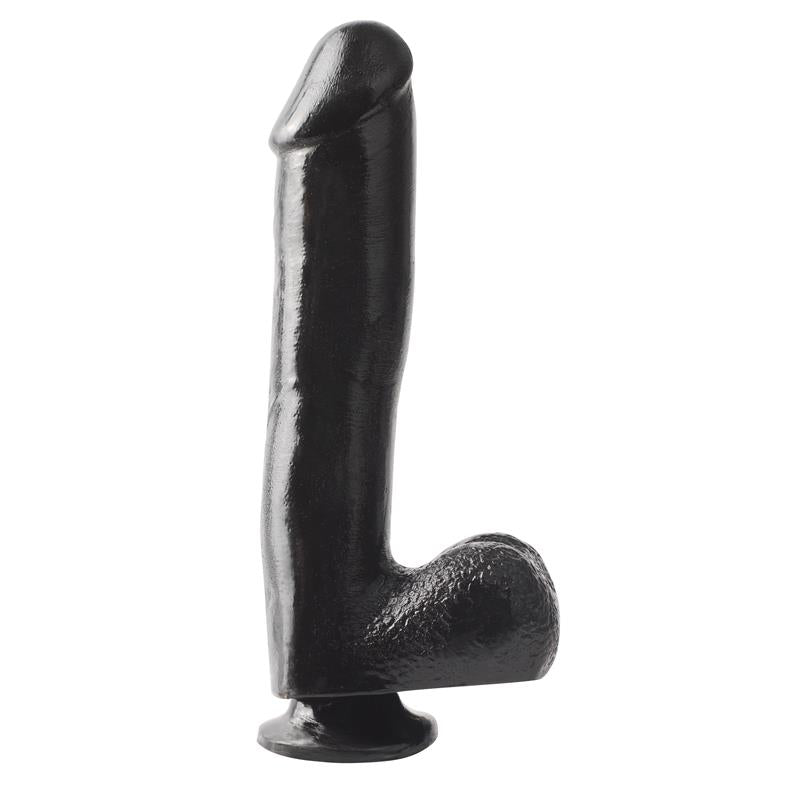 BASIX RUBBER WORKS - DILDO 25,4 CM NEGRO