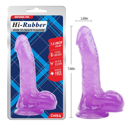 CHISA - DILDO 7.5 - 19.5CM PURPURA