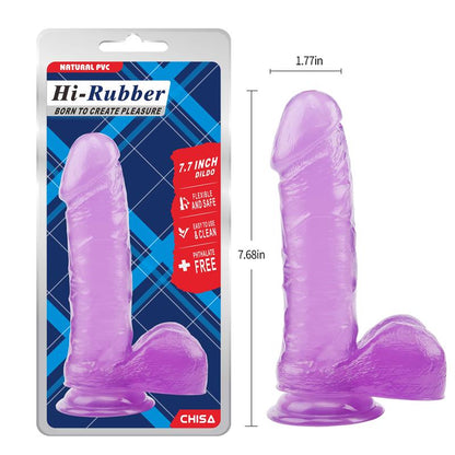 CHISA - DILDO 7.7 - 19.5CM PURPURA