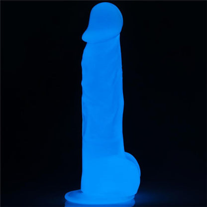 LOVETOY - DILDO 8.5 LUMINO LUZ AZUL