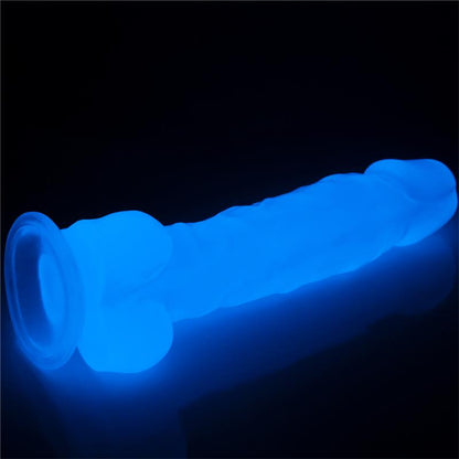LOVETOY - DILDO 8.5 LUMINO LUZ AZUL