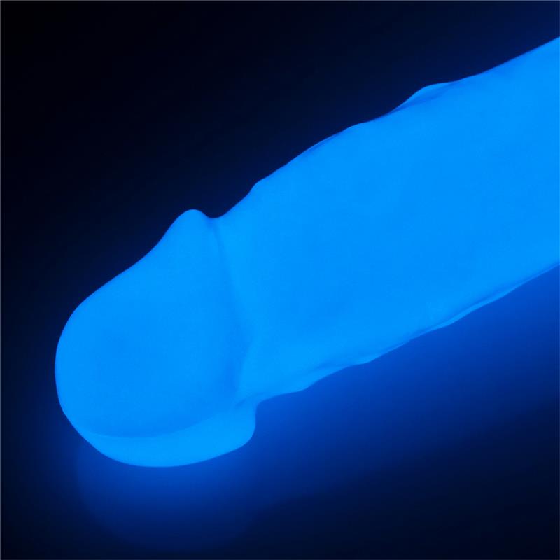 LOVETOY - DILDO 8.5 LUMINO LUZ AZUL