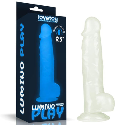 LOVETOY - DILDO 8.5 LUMINO LUZ AZUL