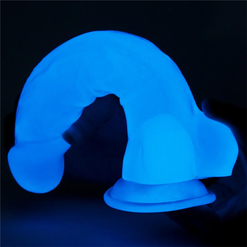LOVETOY - DILDO 8.5 LUMINO LUZ AZUL