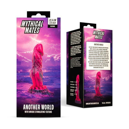 MYTHICAL MATES - DILDO ANOTHER WORLD ROSA Y PÚRPURA 22.4 CM - 8.8
