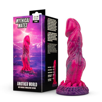 MYTHICAL MATES - DILDO ANOTHER WORLD ROSA Y PÚRPURA 22.4 CM - 8.8