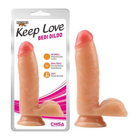 CHISA - DILDO BEDI 17 X 3.6 CM NATURAL