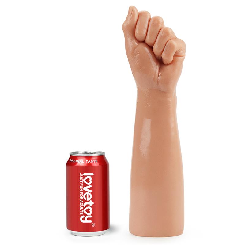 LOVETOY - DILDO BITCH FIST PUÑO 12 NATURAL
