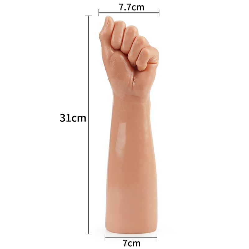 LOVETOY - DILDO BITCH FIST PUÑO 12 NATURAL
