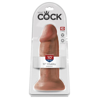 KING COCK - DILDO CHUBBY 10 BRONCEADO