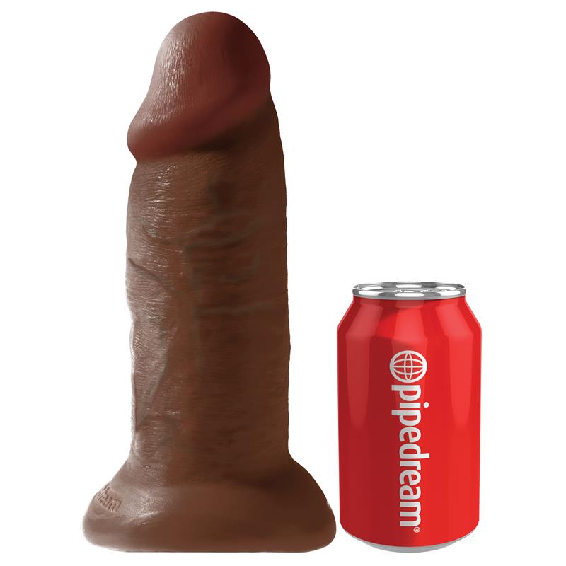 KING COCK - DILDO CHUBBY 10 MARRON