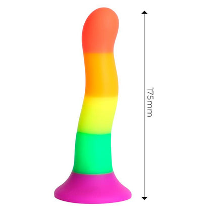 DILDOX BY ENGILY ROSS - DILDO COLOR ARCOIRIS LGBT 18 CM