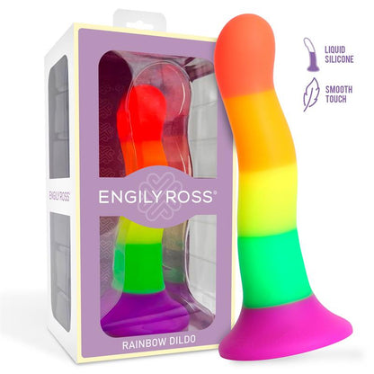 DILDOX BY ENGILY ROSS - DILDO COLOR ARCOIRIS LGBT 18 CM