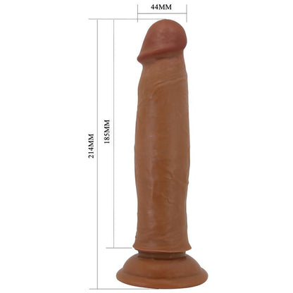 PRETTYLOVE - DILDO CON PIEL DESLIZANTE RETRACTIL 21.4 CM