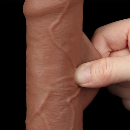 LOVETOY - DILDO CON PIEL RETRACTIL 7 BRONCEADO