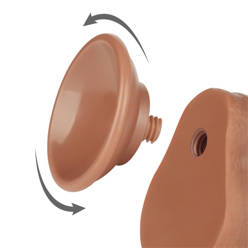 LOVETOY - DILDO CON PIEL RETRACTIL 7 BRONCEADO