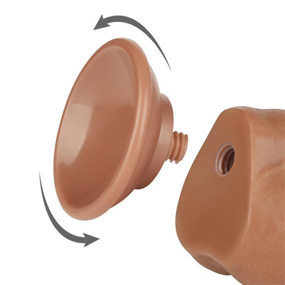 LOVETOY - DILDO CON PIEL RETRACTIL 7.5 BRONCEADO