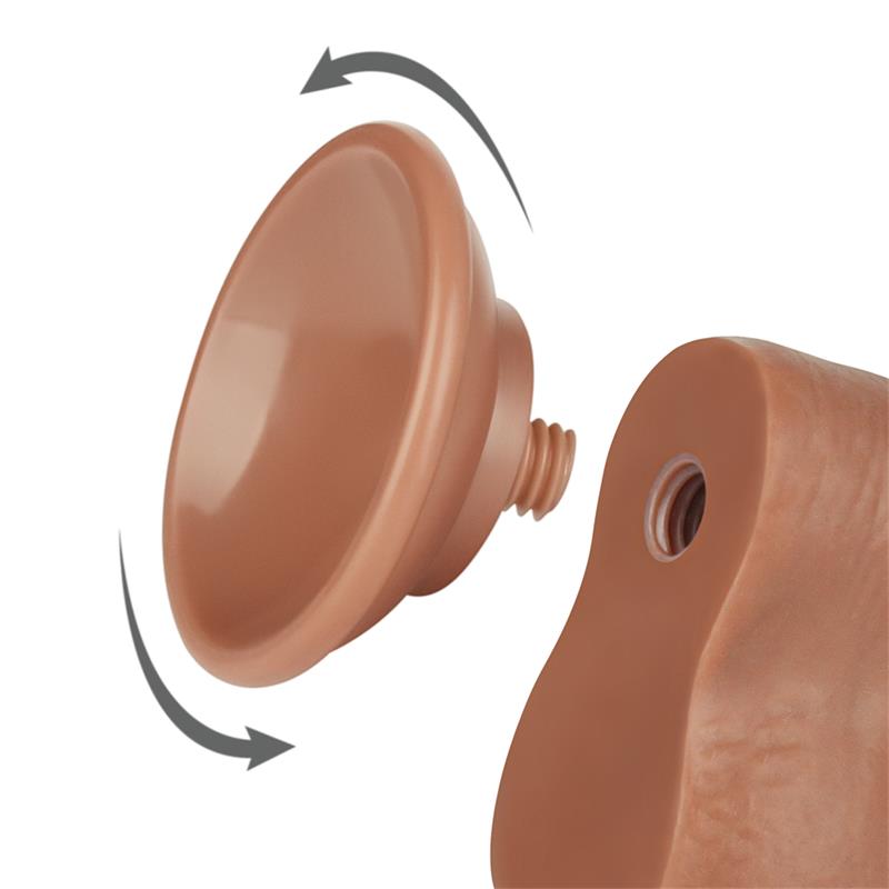 LOVETOY - DILDO CON PIEL RETRACTIL 8 BRONCEADO