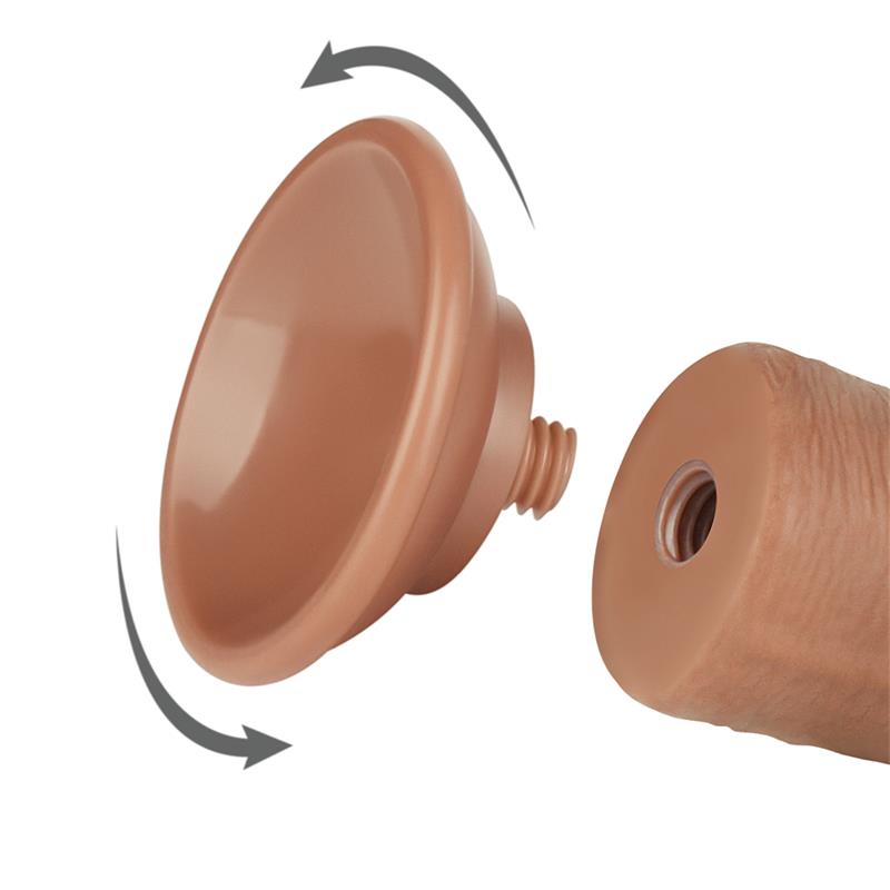LOVETOY - DILDO CON PIEL RETRACTIL 8 BRONCEADO