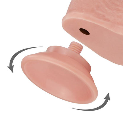 LOVETOY - DILDO CON PIEL RETRACTIL 8