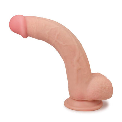 LOVETOY - DILDO CON PIEL RETRACTIL 9 NATURAL