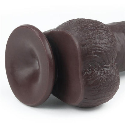 LOVETOY - DILDO CON PIEL RETRACTIL 9 NEGRO