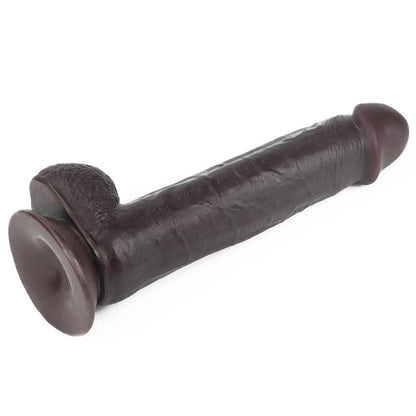 LOVETOY - DILDO CON PIEL RETRACTIL 9 NEGRO