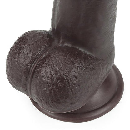 LOVETOY - DILDO CON PIEL RETRACTIL 9 NEGRO