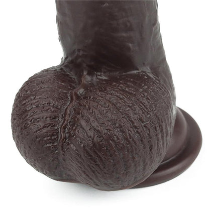 LOVETOY - DILDO CON PIEL RETRACTIL 9 NEGRO