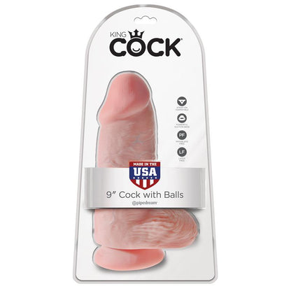 KING COCK - DILDO CON TESTÍCULOS 9 CHUBBY