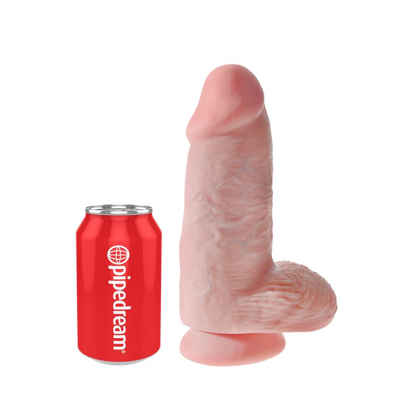 KING COCK - DILDO CON TESTÍCULOS 9 CHUBBY