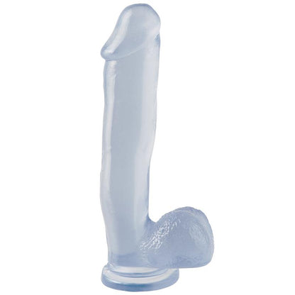 BASIX RUBBER WORKS - DILDO CON TESTÍCULOS Y VENTOSA 30.5 CM TRANSPARENTE