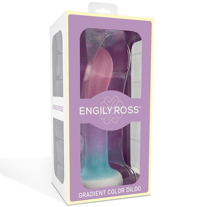DILDOX BY ENGILY ROSS - DILDO CON VENTOSA COLOR DEGRADO 13.6 CM