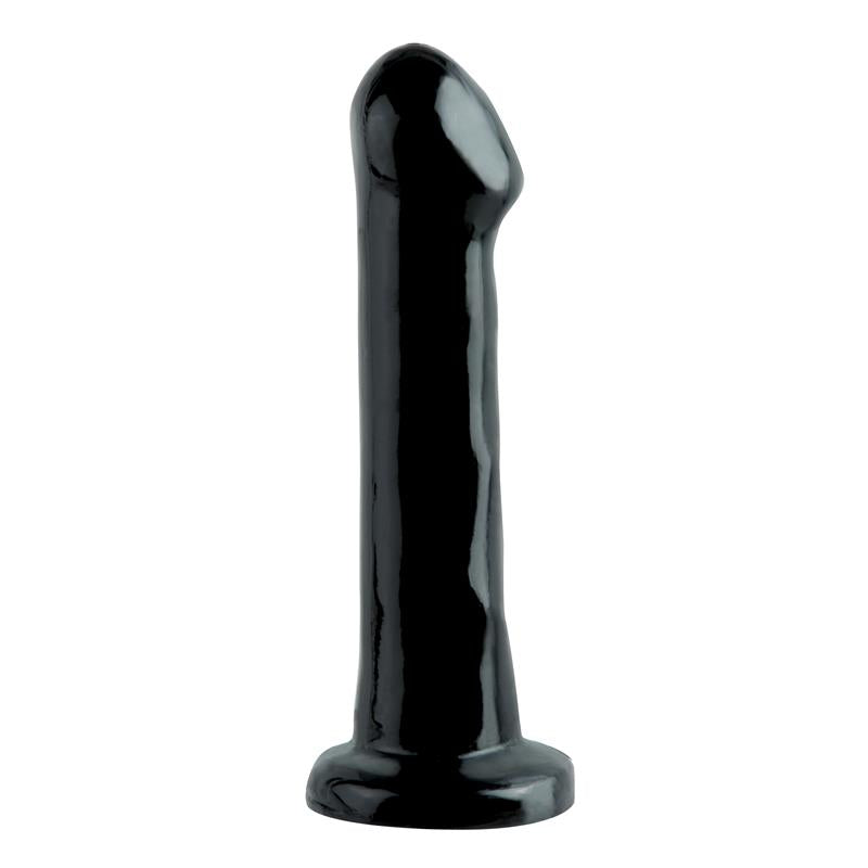 BASIX RUBBER WORKS - DILDO CON VENTOSA COLOR NEGRO 16.51 CM