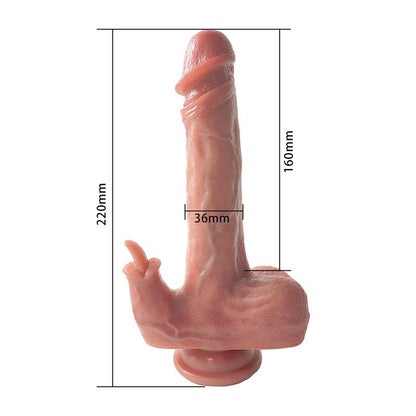 URBAN SKY - DILDO CON VIBRACIÓN, THRUSTING Y CALOR 22 CM