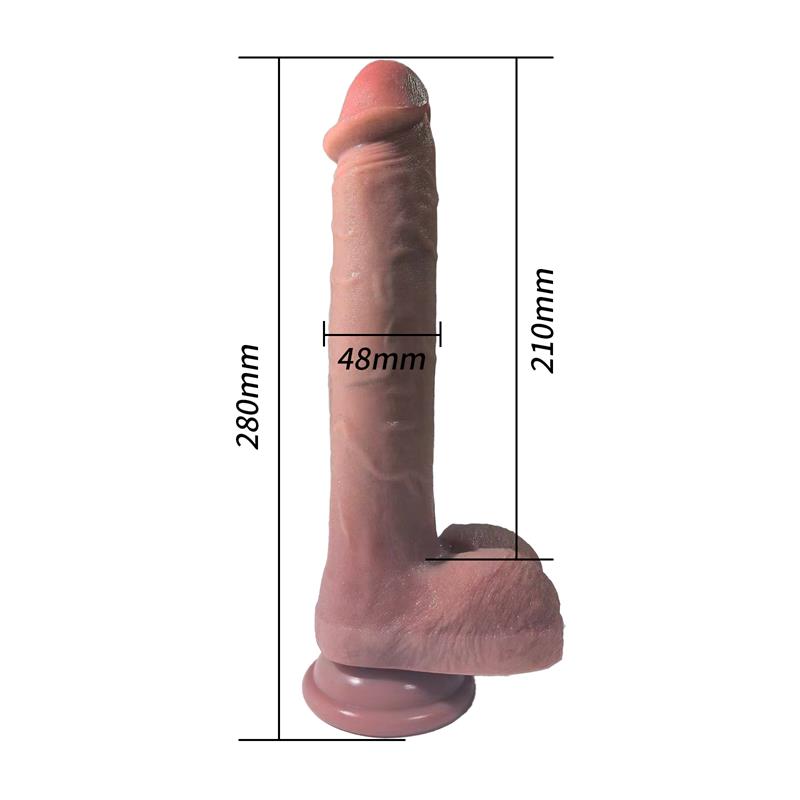 URBAN SKY - DILDO CON VIBRACIÓN, THRUSTING Y CALOR 28 CM