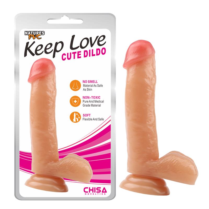 CHISA - DILDO CUTE 17.8 X 4 CM NATURAL