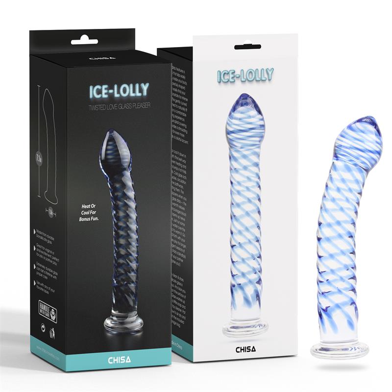 CHISA - DILDO DE CRITAL TWISTED LOVER 7.1