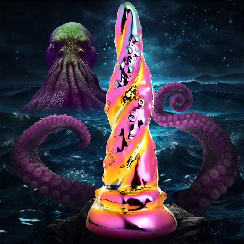 CREATURE COCKS - DILDO DE VIDRIO BOROSILICATO ENCHANTING RAINBOW